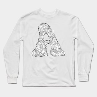 Letter A Long Sleeve T-Shirt